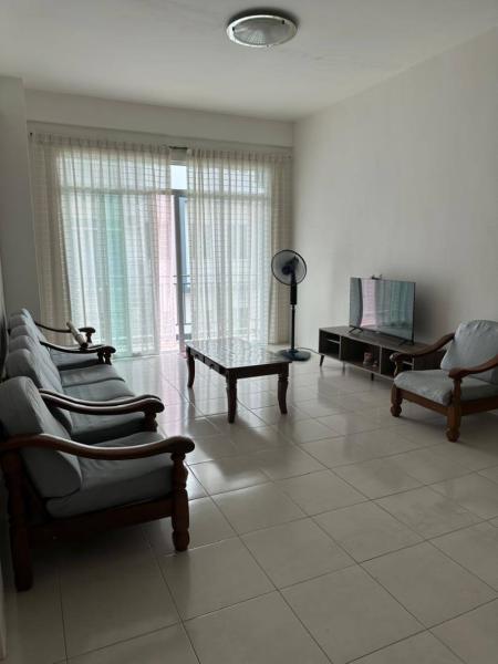 Partially Furnished 3-Bedroom Corner Unit Apartment for Rent in Stutong