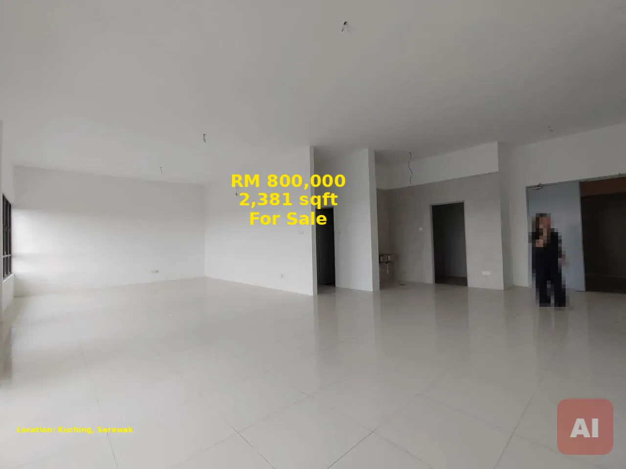 Penthouse at P Residence, Jalan Batu Kawah — 4 Bedrooms, Level 9