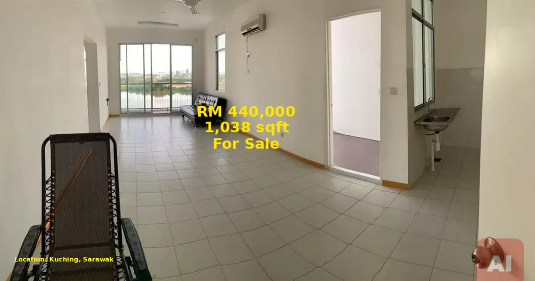 3-Bedroom Apartment for Sale at Prima Bintawa, Kuching