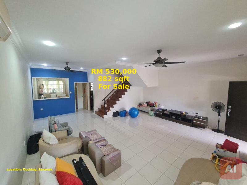 Double Storey Terrace House For Sale in Moyan, Sin San Tu A