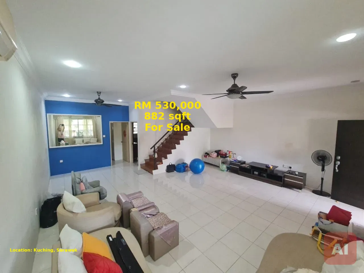 Double Storey Terrace House For Sale in Moyan, Sin San Tu A