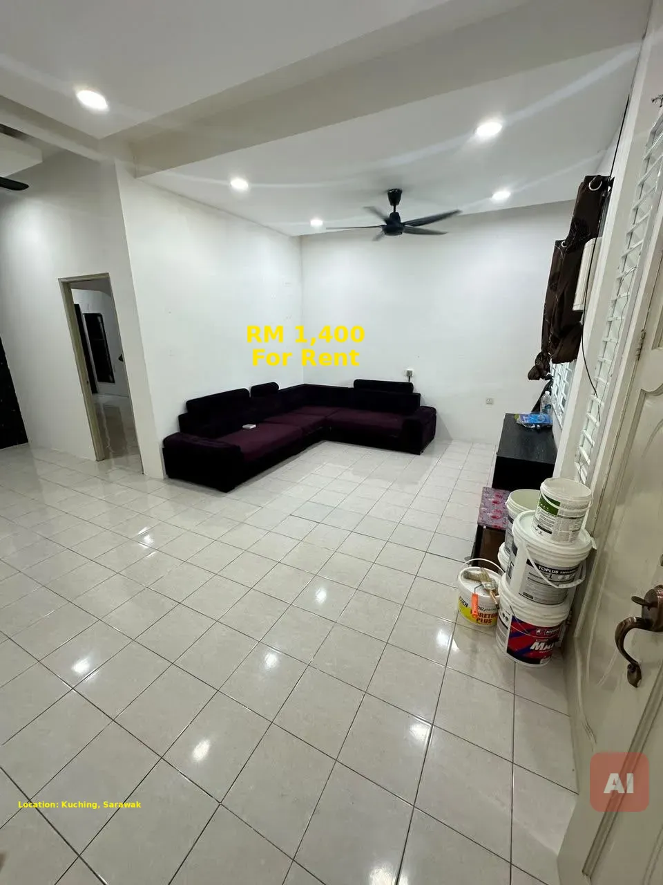 Single Storey Terrace House for Rent in Taman Tematu Hill, Stephen Yong